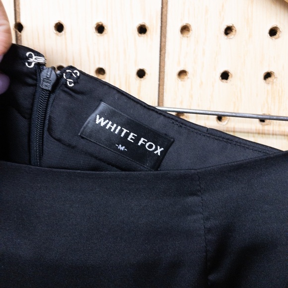 White Fox Later Tonight Mini Skirt in Black - Picture 4 of 5